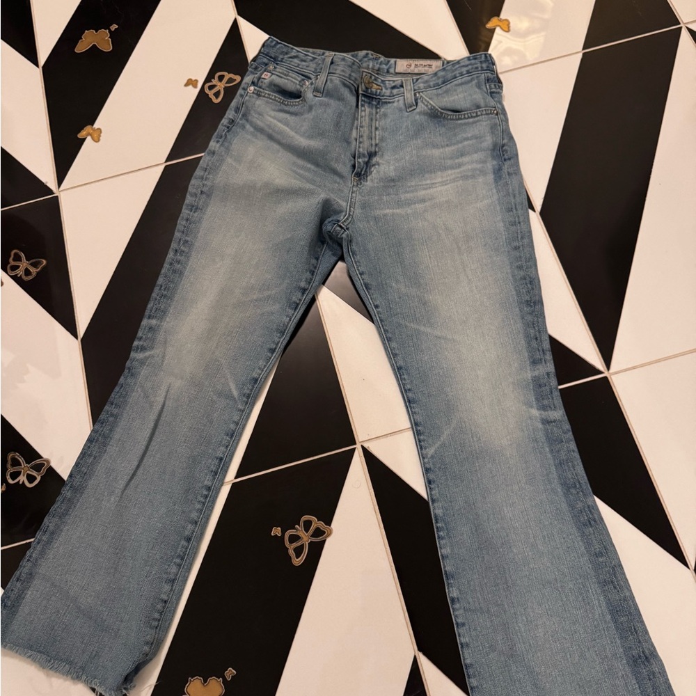 AG- Jodi Crop Light Blue Women's Jeans